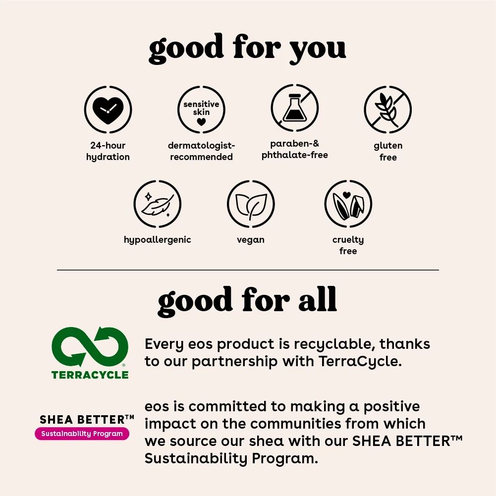 Eos Shea Better Body Lotion Pomegranate Raspberry Fragancia Granada Y Frambruesa - Image 5