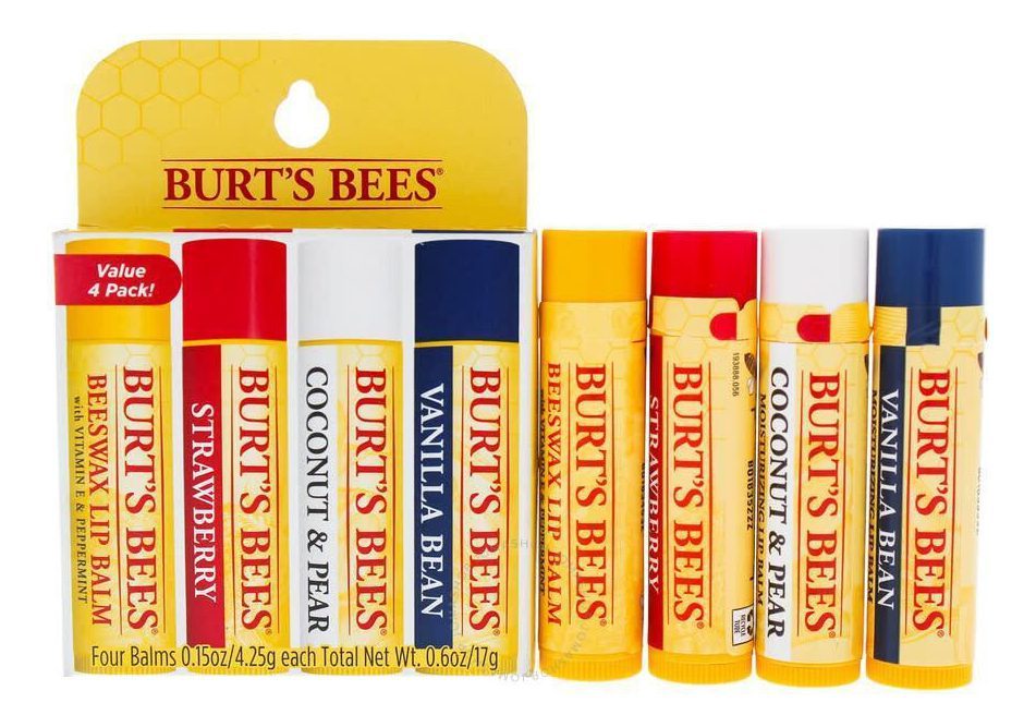 Kit Protector Labial Burt's Bees 100% Natural C/ 4 Sabores - Image 2