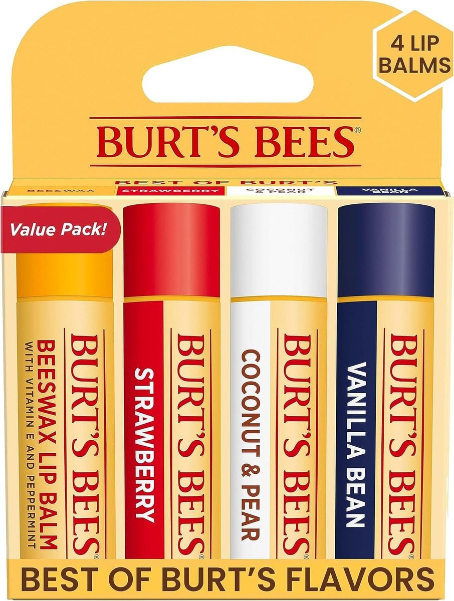 Kit Protector Labial Burt's Bees 100% Natural C/ 4 Sabores - Image 3