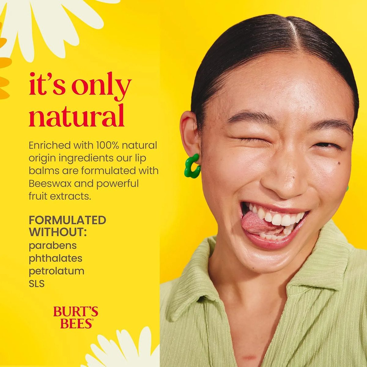 Burt S Bees Moisturizing Lip Balm Sweet Peach - Sin Caja - Image 4