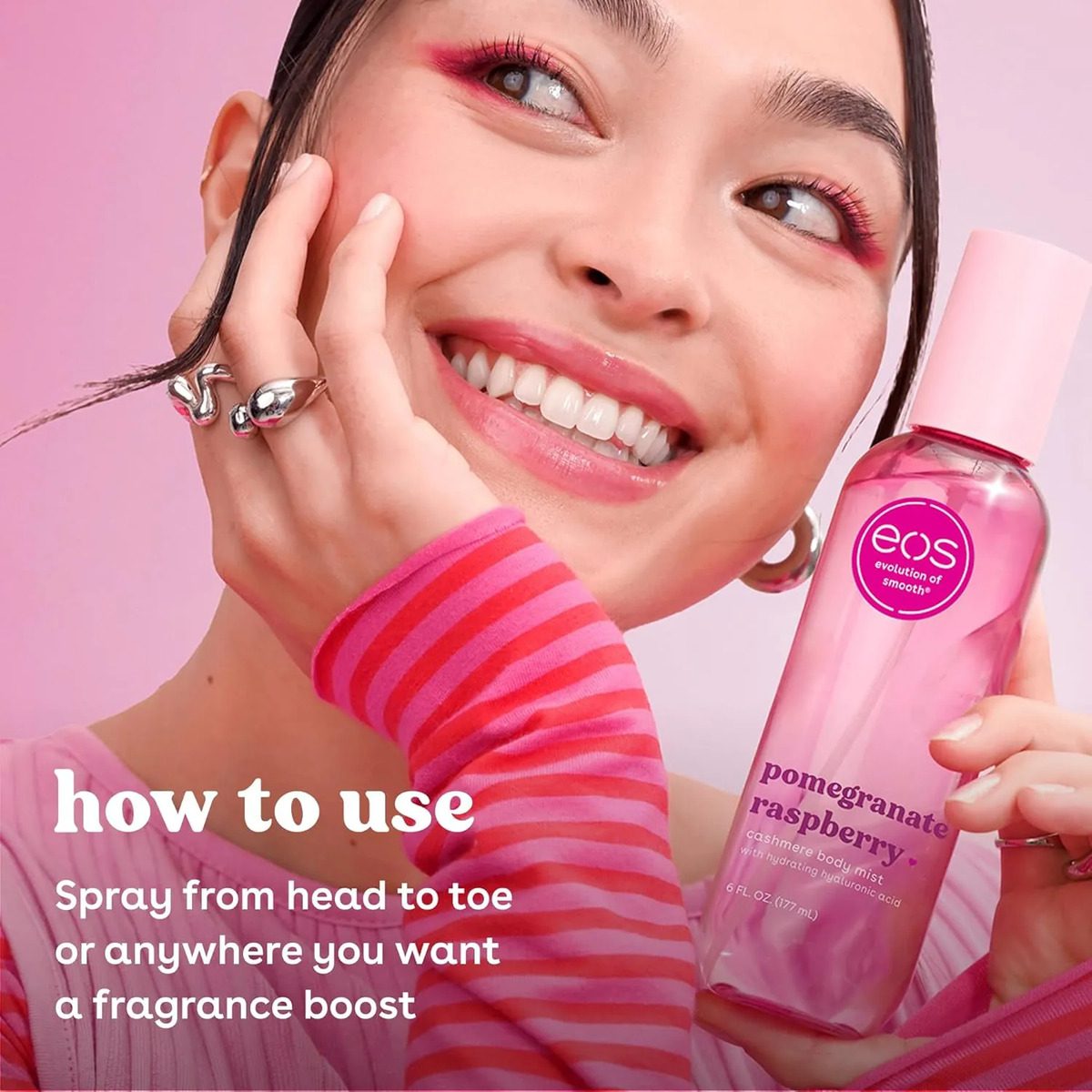 Eos Cashmere Body Mist Pomegranate Raspberry 177 Ml - Image 5