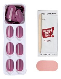 Kiss Impress Uñas Postizas Modelo Purple Veil - Image 3