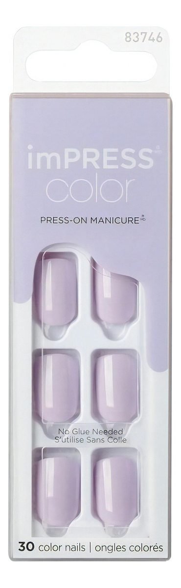 Uñas Press On - Kiss Impress Color Picture Purplect