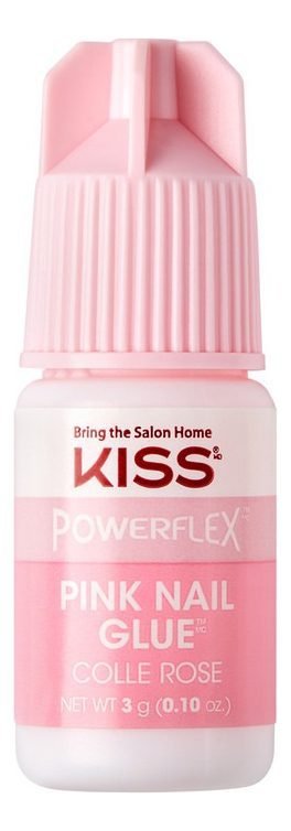 Kiss Pegamento Para Uñas Pink Nail Glue Alta Fijación