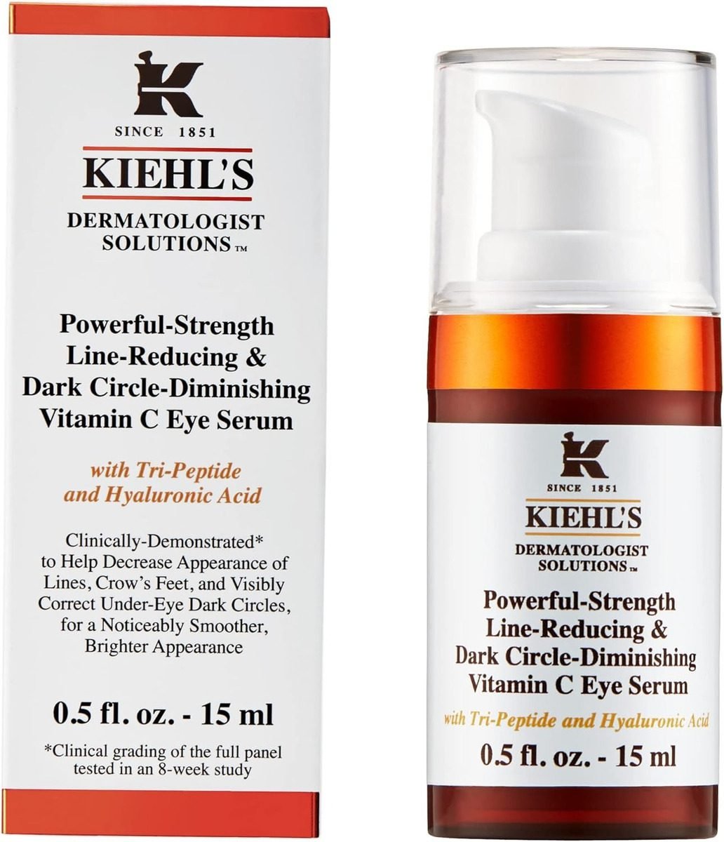 Contorno Powerful Strength Line Reducing 15ml Kiehl's Todo Tipo De Piel Día/noche
