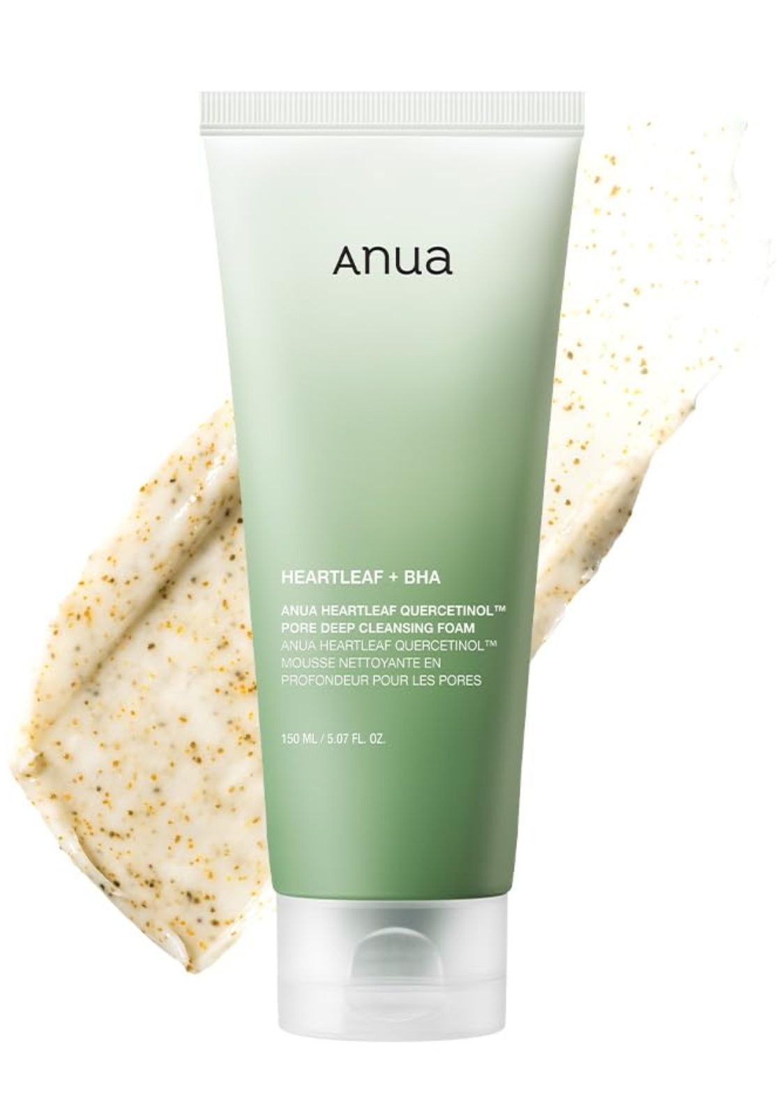 Anua Heartleaf + BHA Quercetinol Pore Deep Cleansing Foam de 150 ml