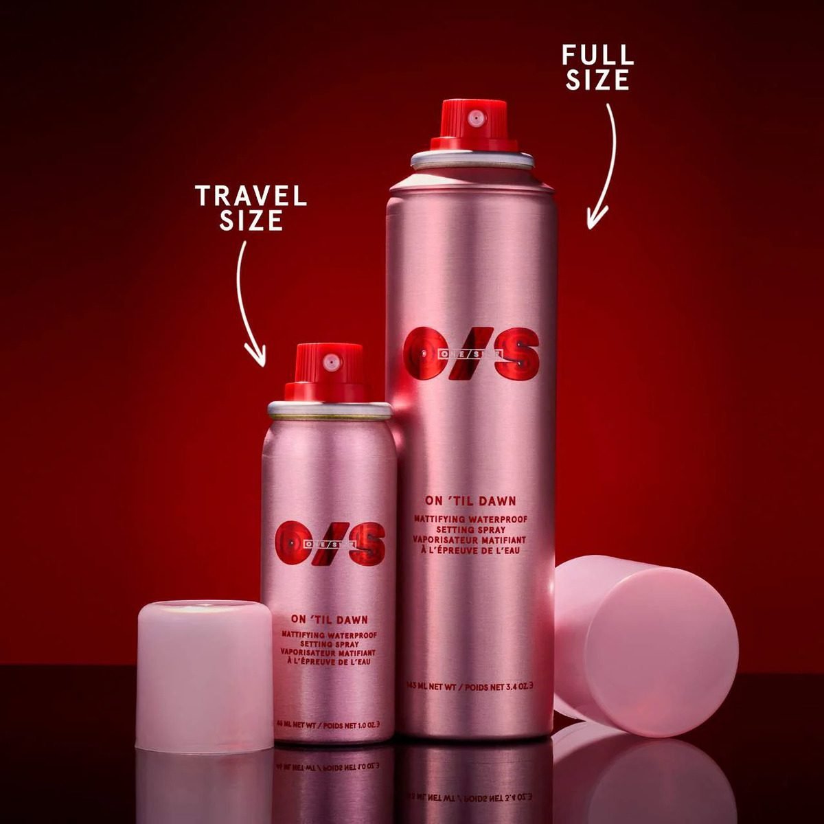 One Size Spray 46 Ml Sellador Fijador Mini Tono Del Primer On Til Down - Image 2