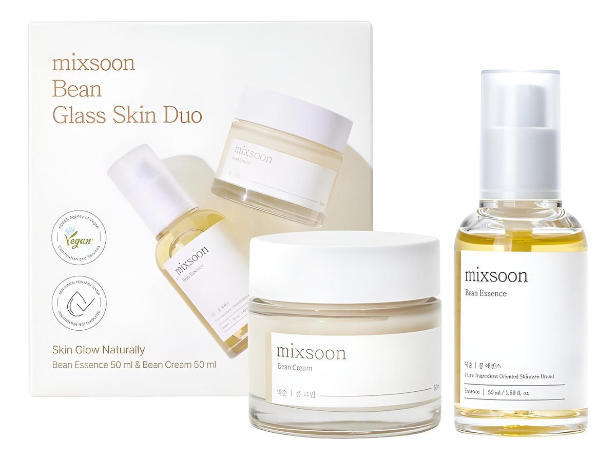 Serum Mixsoon Glass Skin Duo Bean Essence + Crema - Momento De Aplicación Día/noche Tipo De Piel Todo Tipo De Piel