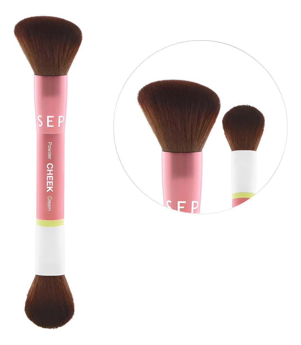 Sephora Collection - The Duo Cheek Brush - Brocha Doble