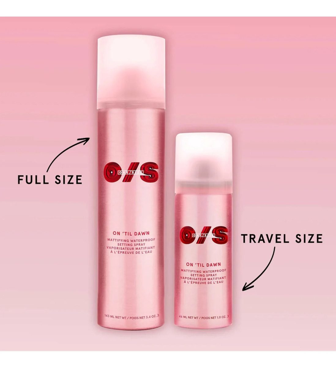 One Size Spray 46 Ml Sellador Fijador Mini Tono Del Primer On Til Down - Image 8