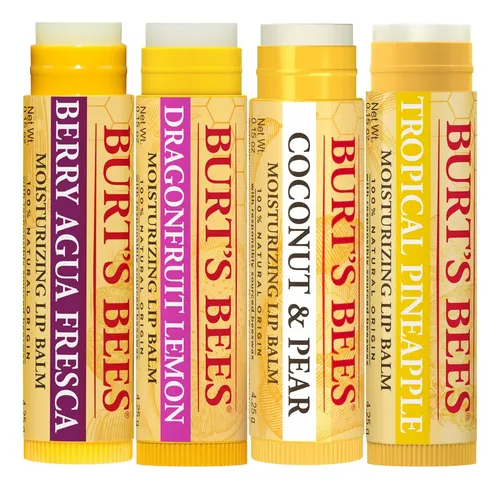 Bálsamo Labial Burt's Bees Tropical Pineapple, Frutos Rojos - Image 5